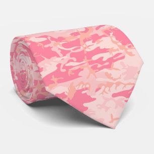 Gravata Rosa Claro, Rosa, Camuflagem de Pêssego
