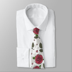 Gravata Rosas Vermelhas