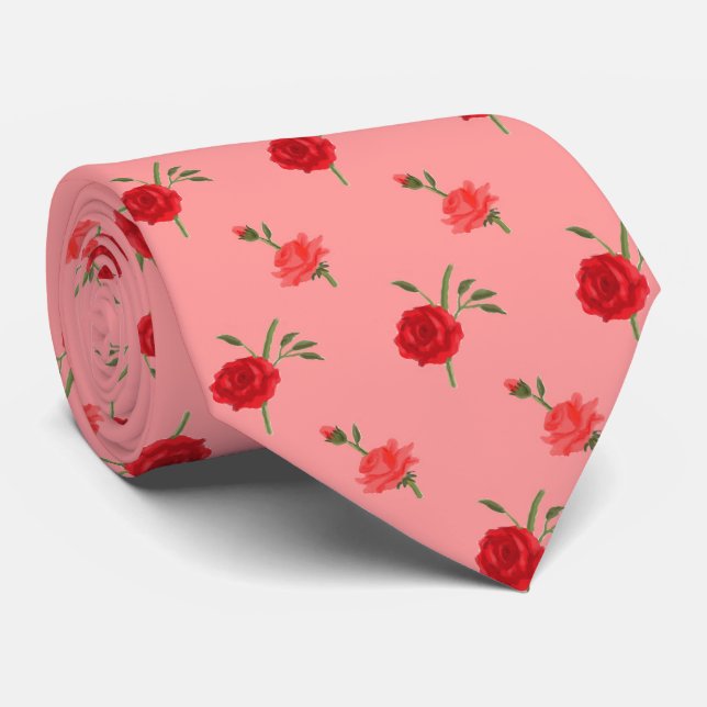 Gravata Roses (Rolled)