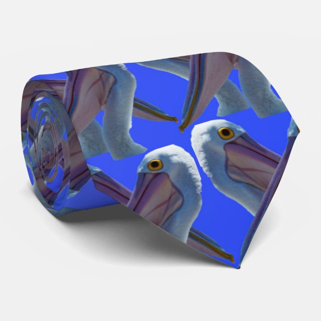 Gravata Rostos Pelicanos Cheeky, (Rolled)