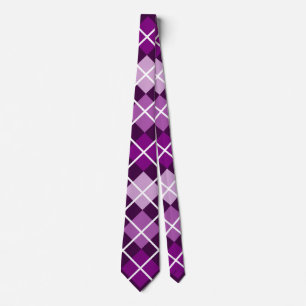 Gravata Roxo Argyle Tie