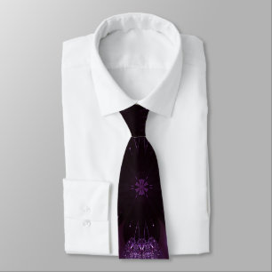 Gravata Roxo brilhante elegante chique do design do