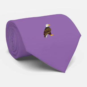 Gravata Roxo do laço de Eagle