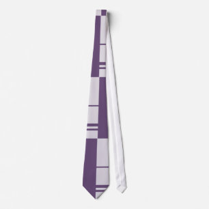 Gravata Roxo, laço listrado cinzento