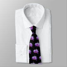 Roxo Lotus Waterlily Tie