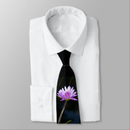 Gravata Roxo Lotus Waterlily Tie