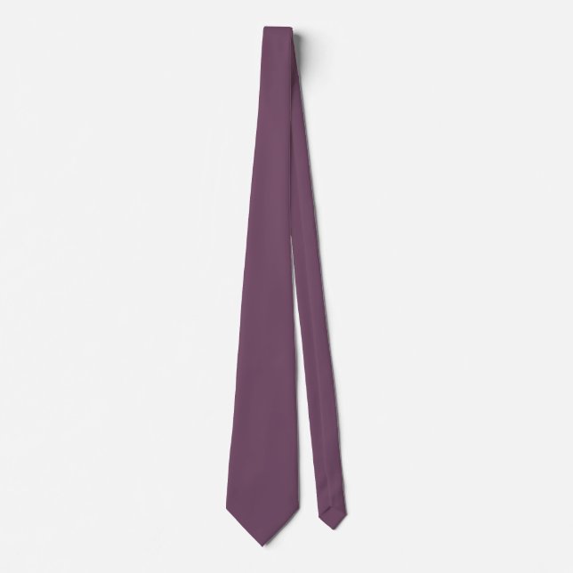 Gravata Roxo Sujo (cor sólida)  (Frente)