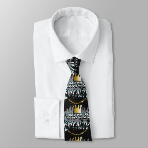Gravata Royalty Concreto - Design de Streetwear Urbano