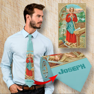 Gravata Rua: Joseph the Worker (BK 31) Neck Tie 1