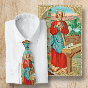 Gravata Rua: Joseph the Worker (BK 31) Neck Tie 2
