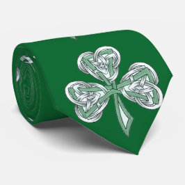 Gravata Rua... o dia de Patrick Trinity Knot Shamrock Tie
