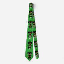 Rua Patrick Day Dachshund Cartoon 4 Tie