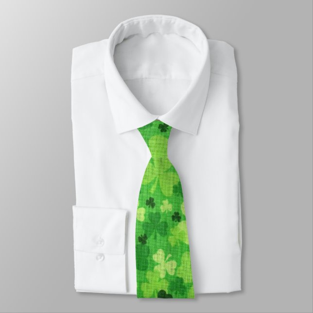 Gravata Rua "Roupa Tecida" de Shamrock. (Amarrado)