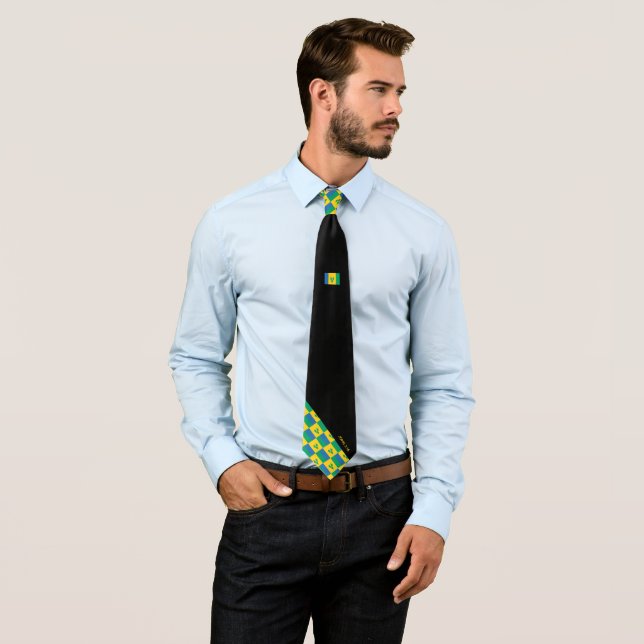 Gravata RUA VINCENT Christian Scripture John 3:16 BLACK (In Situ)