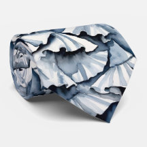 Rufos de Aquarela Azul Denim Suave