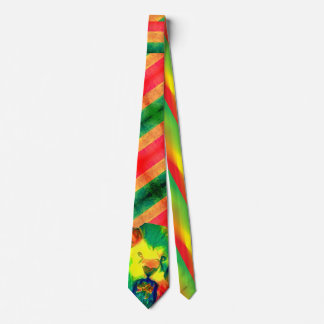Gravata Rugido jamaicano do leão da bandeira!