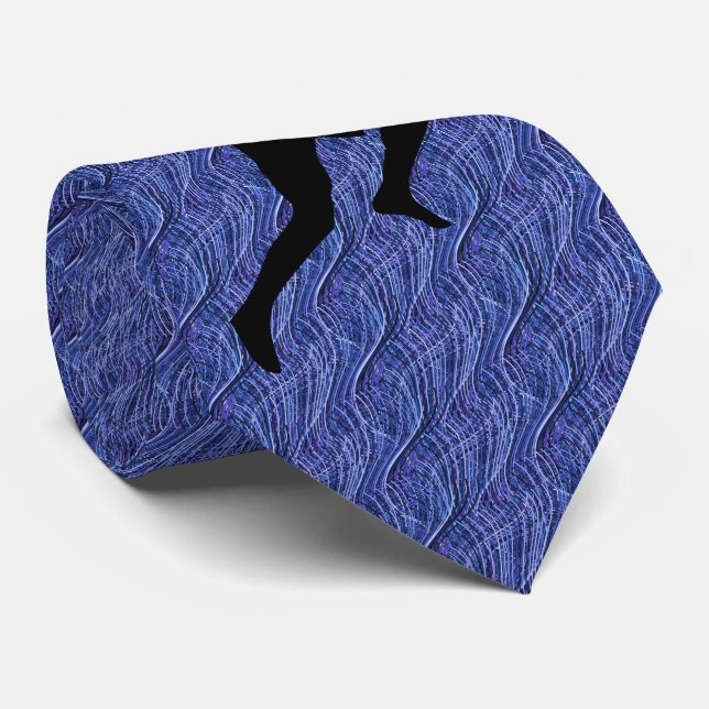 GRAVATA RUNNER MED. AZUL ÚNICO (Rolled)