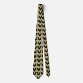 Gravata Rustic Rooster Chinese New Year 2017 Tie 2