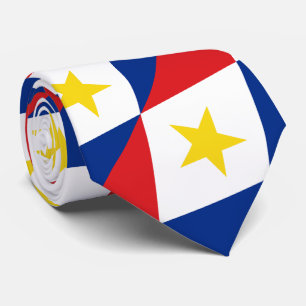 Gravata Saba Flag