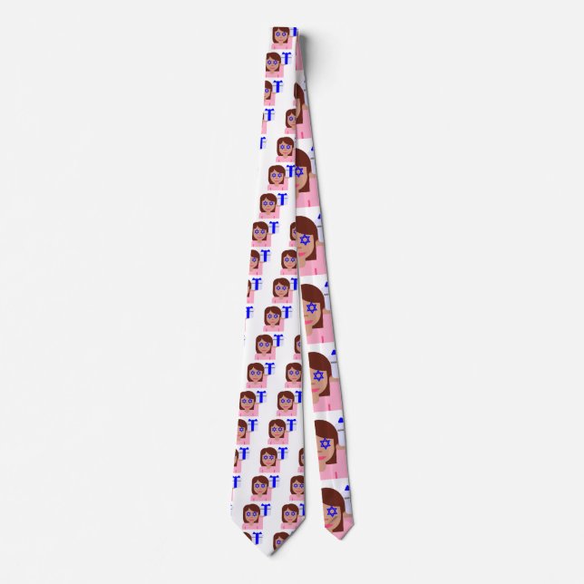 Gravata sacudir de cabelo chanukkah emoji (Frente)