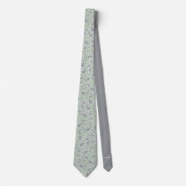 Gravata Sage Floral Nome Personalizado