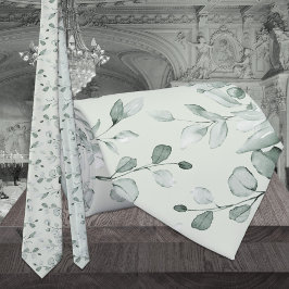 Gravata Sage Green Eucalyptus Greenery Weding