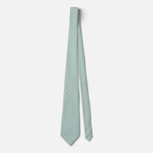 Gravata Sage Green Polka-Dot Necktie