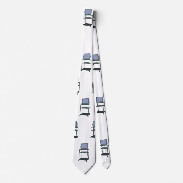 Gravata Sala de aulas de TV e VCR 80 e 90 anos Engraçado E (Frente)