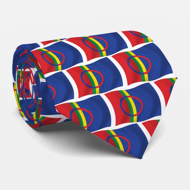 Gravata Sami Pessoas Flag Tie (Rolled)