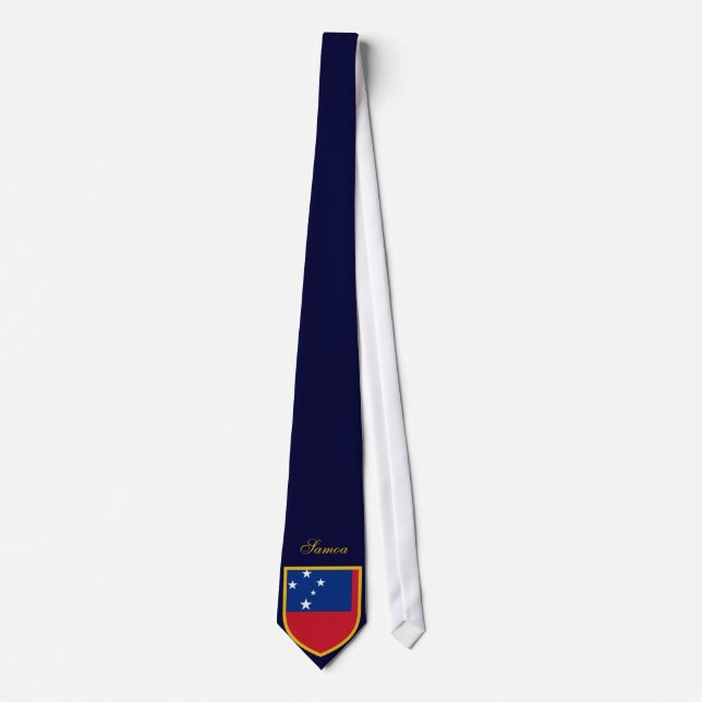Gravata Samoa Flag Tie (Frente)