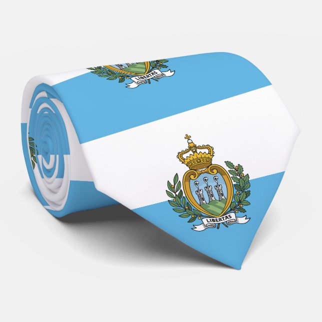 Gravata San Marino Flag (Rolled)