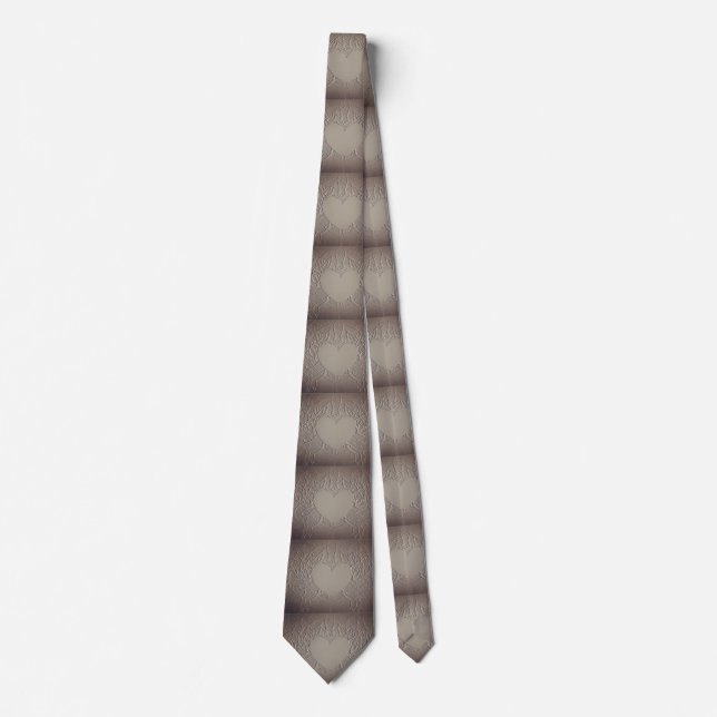 Gravata Sandy Heart Pattern Neck Tie (Frente)