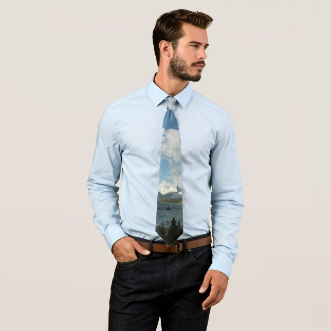 Gravata Santo Mary Lake II no Glacier National Park (In Situ)