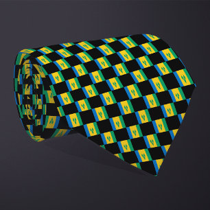 Gravata Santo verificado Vincent e Bandeira das Granadinas
