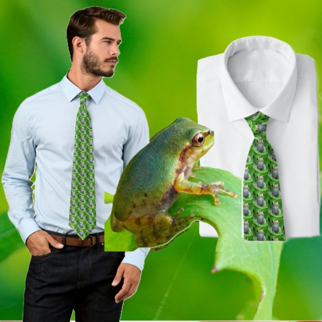 Gravata Sapo verde da árvore (Criador carregado)