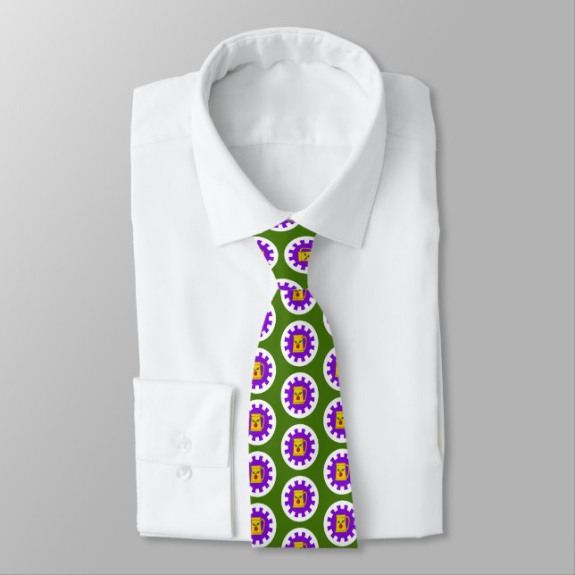 Gravata SCA Greyfells Populace Crachá Tie (Amarrado)