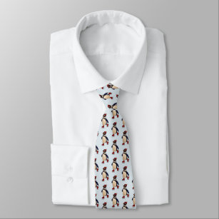 Gravata Schlittschuhpinguin Krawatte