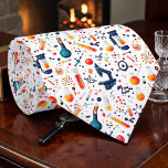 Gravata Science Custom Necktie<br><div class="desc">This custom necktie is perfect for the science enthusiast in your life! Featuring a unique, eye-catching design, this tie is a stylish way to show off your passion for science, space, and the wonders of the universe. It's a great gift for teachers, students, or anyone who loves exploring the unknown....</div>