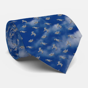 Gravata Seagull Frenzy Tie (cavala Sky)
