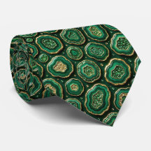 Seda de Luxo Falsa | Geodo Verde + Dourado