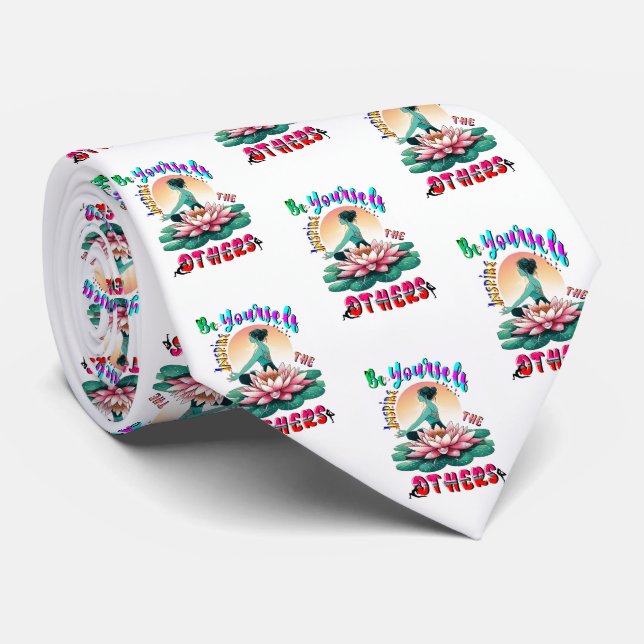 Gravata Seja Você Mesmo A Inspirar Os Outros (Rolled)