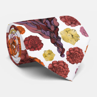 Gravata Senhora Barbuda Ilustrada