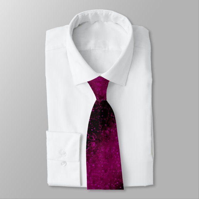 Gravata Sequências de confete roxo, cor-de-rosa, brilho cl (Amarrado)