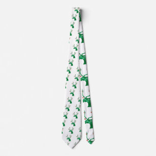 Gravata sequin christmas reindeer