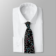 Serotonina Molecule Tie
