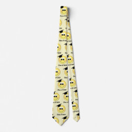 Gravata Seu Formando Ano Feliz Face Com Boné de formatura