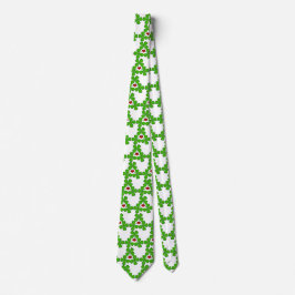 Gravata Shamrock Heart Irish Wedding tie Rua Patrick.