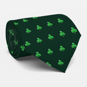 Gravata Shamrock Verde de São Patrício