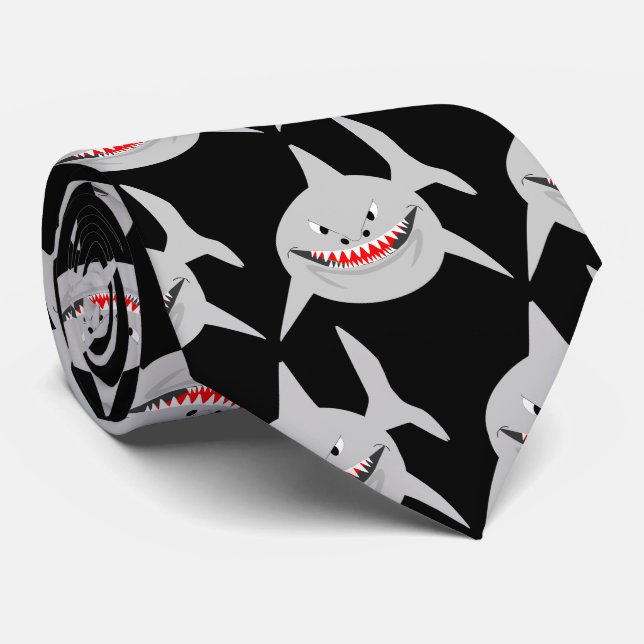 Gravata Shark Design (Rolled)