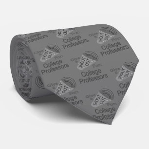 Gravata Shout for College Professores Neck Tie
